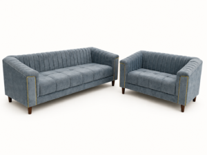 Premium Velvet Sofa Set
