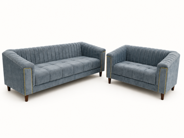 sofa 3 Premium Velvet Sofa Set