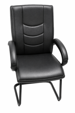 Black office chair with sleek design